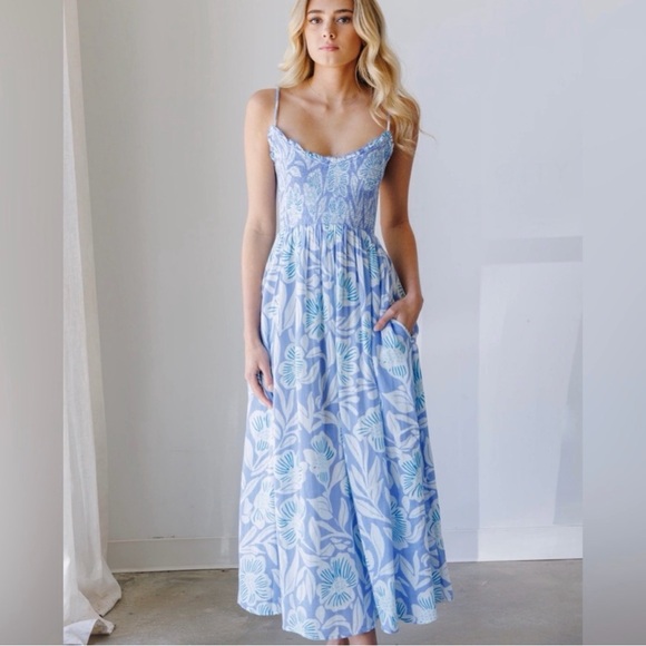 Free People Dresses & Skirts - NWT Free People Sweet Nothings Midi Floral Dress